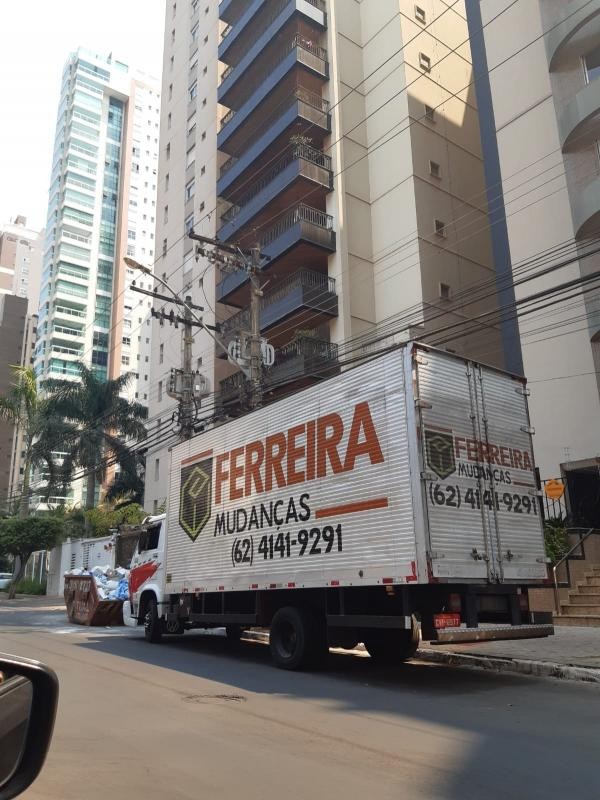 Transporte de mudança em goias